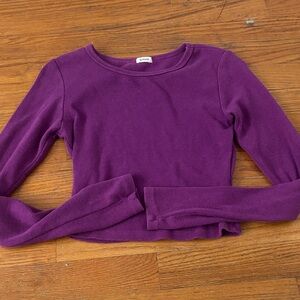 Purple Long Sleeve Top